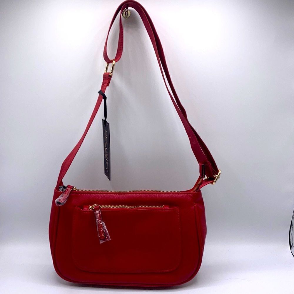 Womens Vegan Leather Deluxity Crossbody Purse Bag